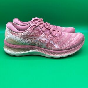 ASICS Women's Athletic Shoes in Pink and White